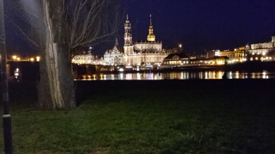 Altstadt Dresden bei Nacht