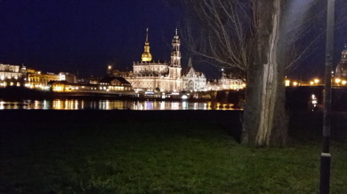 Altstadt Dresden bei Nacht